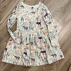 Tea Collection Multicolor Animal Print Dress